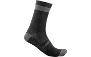 Castelli Alpha 18 Socks Black/Dark Grey