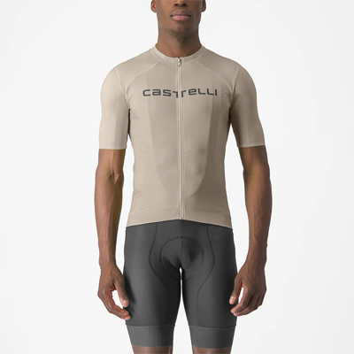 Castelli Prologo Lite Jersey Clay/Gunmetal Grey