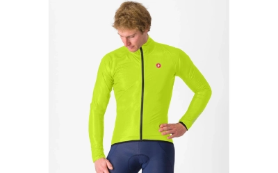 Castelli Squall Shell Jacket Lime/Black - 15 Podium Points