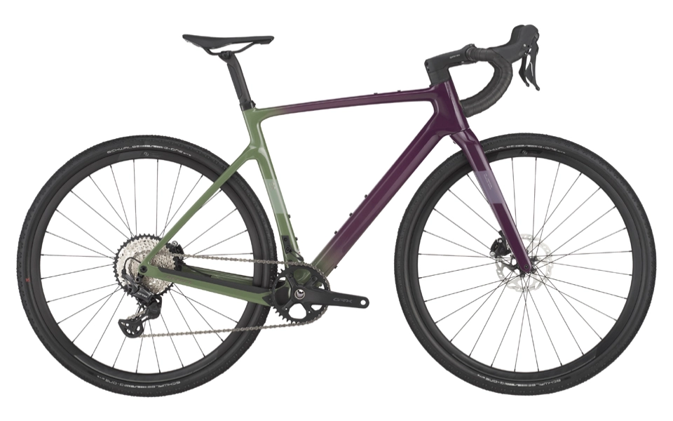 Large Scott Addict Gravel 40 Olivine Green