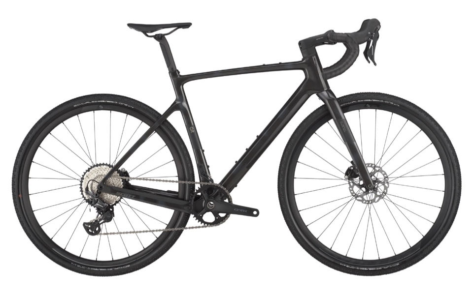 Large Scott Addict Gravel 40 Python Black