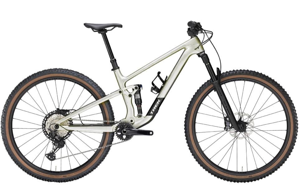 Large Trek Top Fuel 9.8 XT Lunar Silver