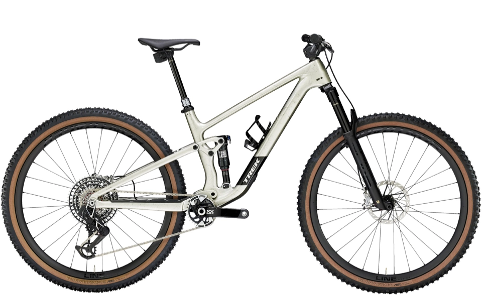 Large Trek Top Fuel 9.9 XX AXS Lunar Silver