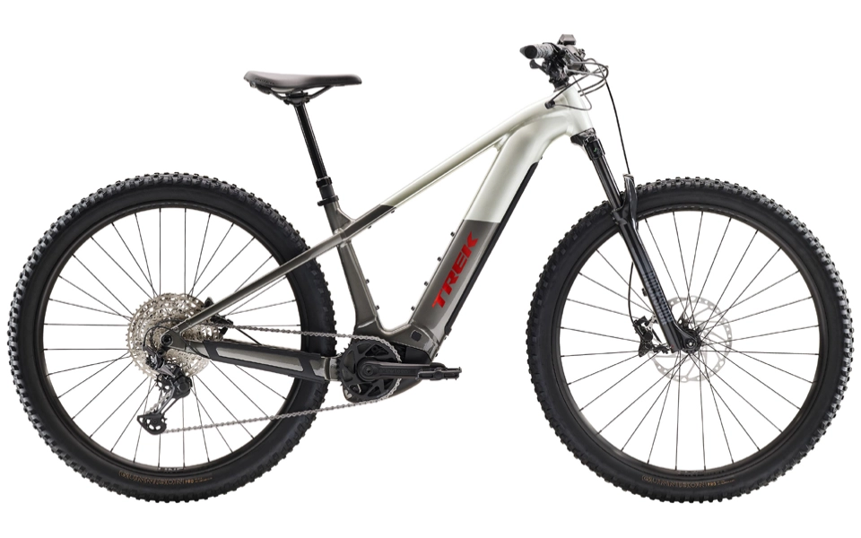 Large Trek Powerfly+ 6 Gen 5 Lunar Silver